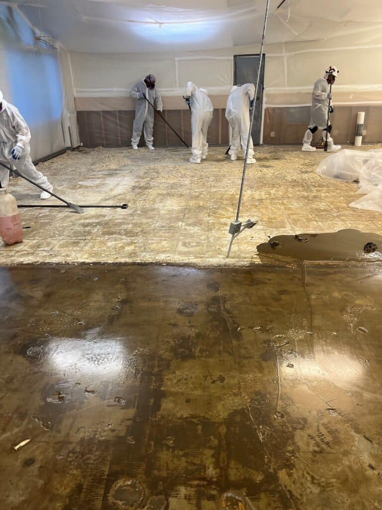 VenTERRA asbestos floor tile removal